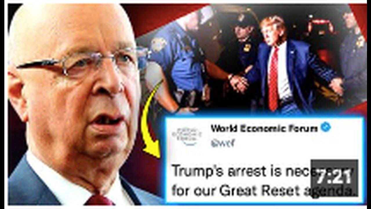 WEF Insider Admits Trump Arrest First Step in Depopulating White America
