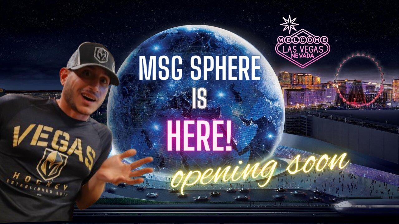 MSG Sphere - WORLD RECORD Largest ENTERTAINMENT SPHERE set to Open in LAS VEGAS, SOON! (mid 2023)