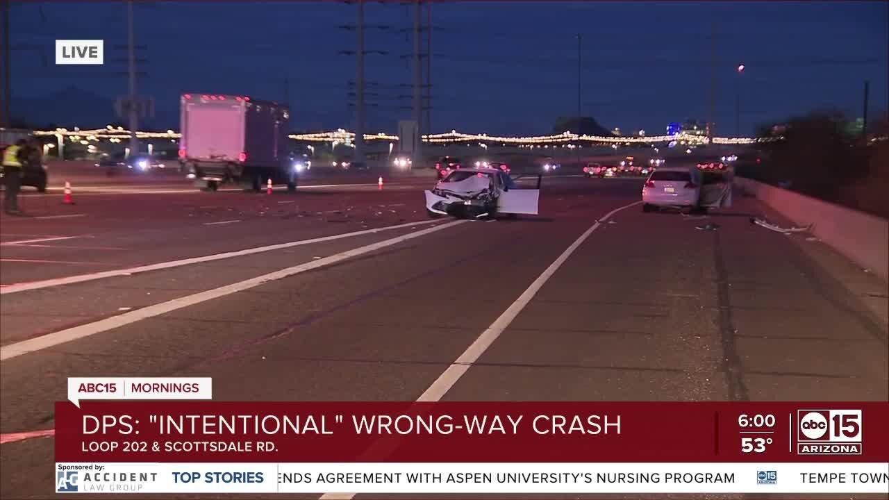 DPS: Wrong-way driver 'intentionally' drove in the wrong lanes on Loop 202