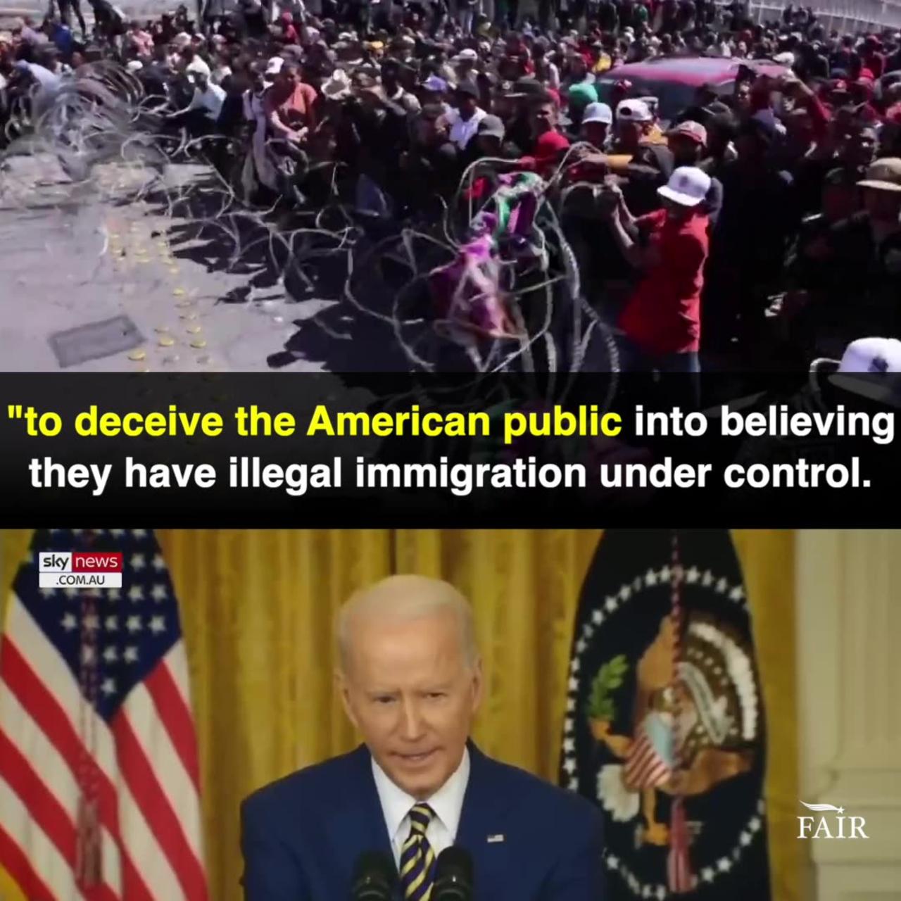 Biden Admin Deliberately Misleading Public with One News Page VIDEO