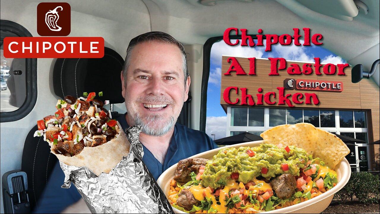 Chipotle NEW Chicken Al Pastor Review!!! One News Page VIDEO