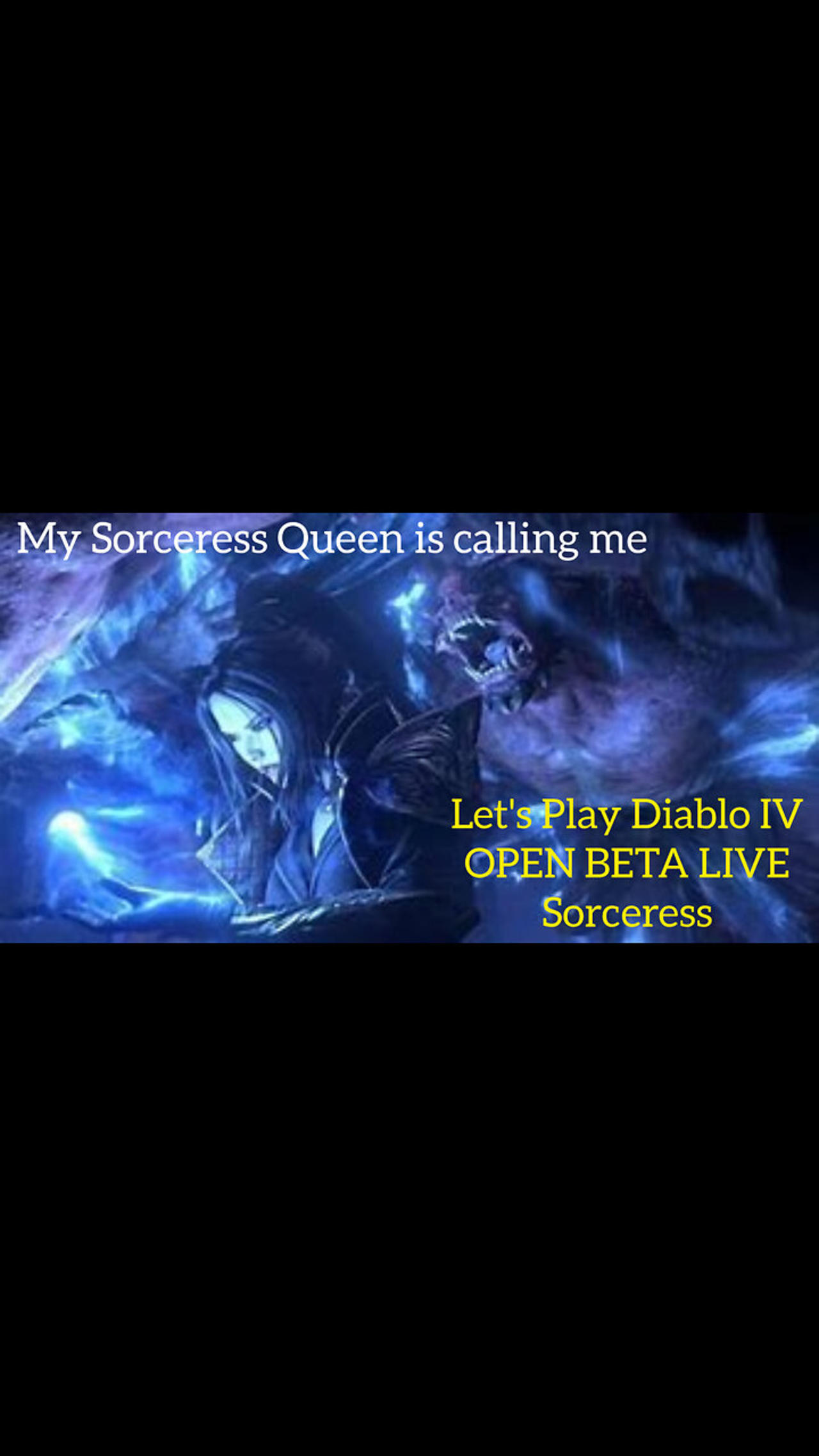Let's Play DIablo IV Open Beta Live Part 3 - My Sorceress Queen is calling me