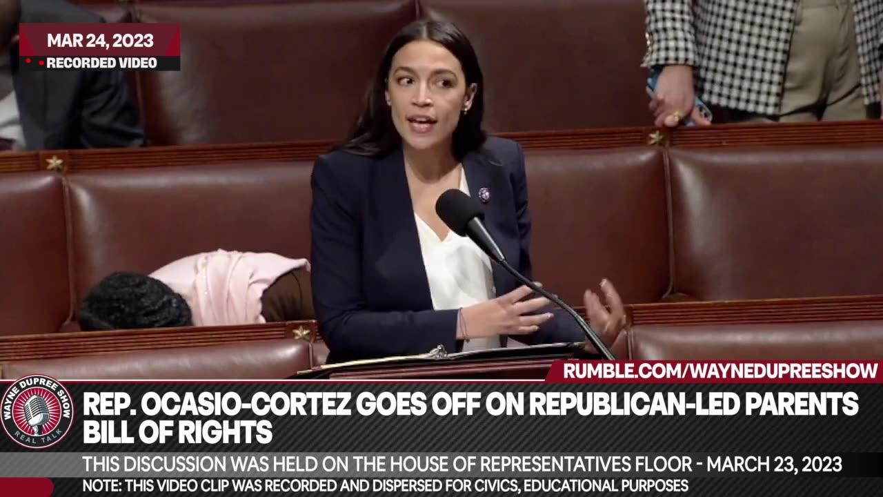 AOC Believes Republican's Parent Bill Of Rights Has Another Agenda