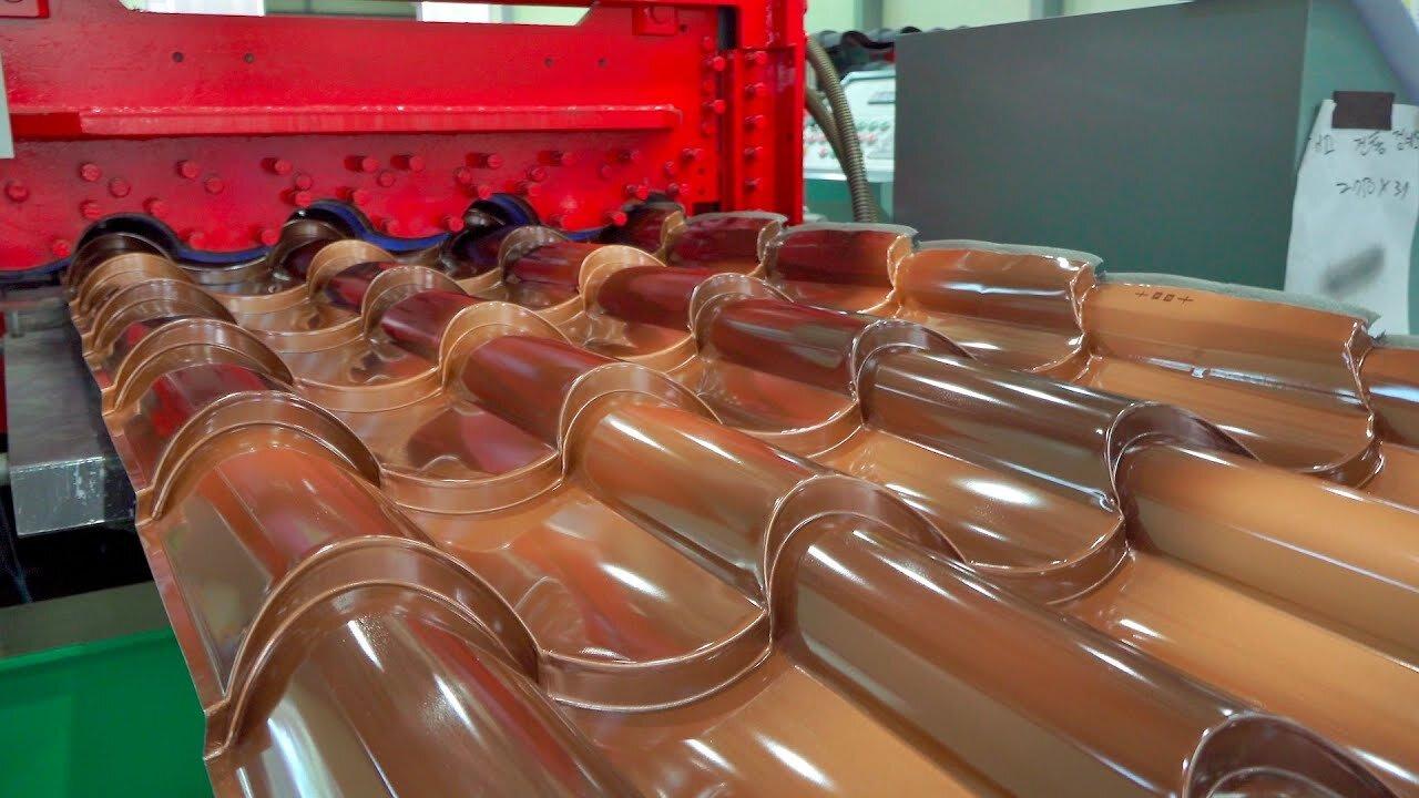 Metal Roof Manufacturing Process. Steel roof One News Page VIDEO