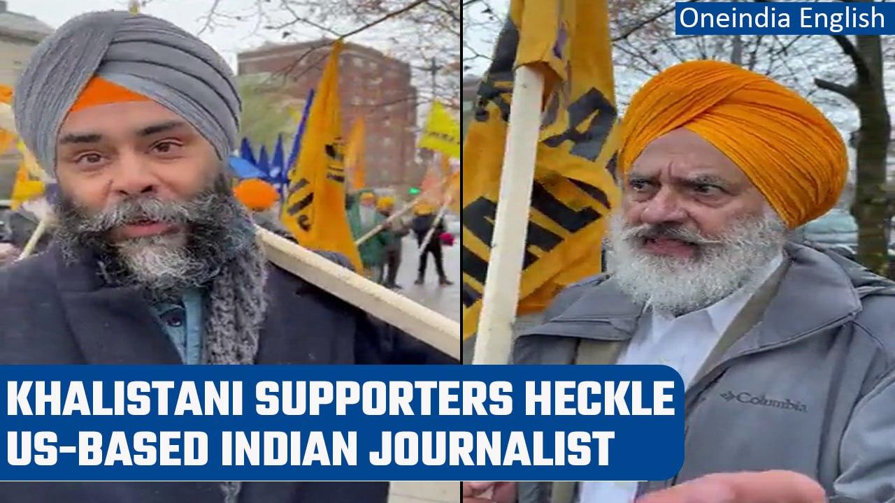US-based Indian journalist assaulted by Khalistani supporters in Washington | Oneindia News