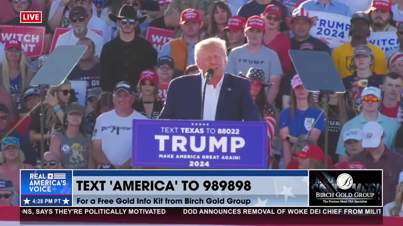 ‘I’m not a big fan’: Former President Trump shares opinion of FL Gov. Ron DeSantis at rally