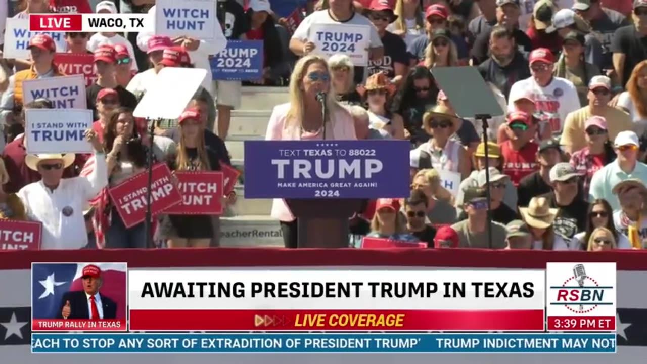 Trump Rally in Texas: MTG Speaks in WACO #Trump2024 #TrumpWon (Full Speech, Mar 25)