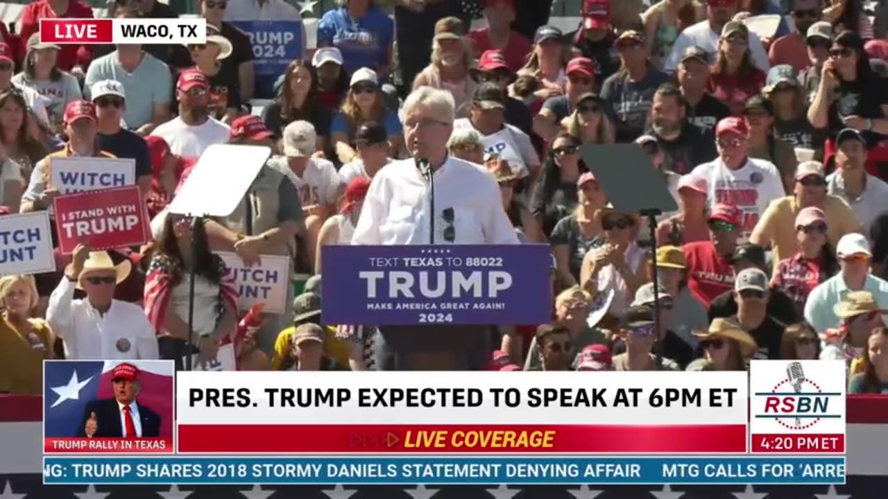 Trump Rally in Texas: Dan Patrick Speaks in WACO #Trump2024 #TrumpWon (Full Speech, Mar 25)