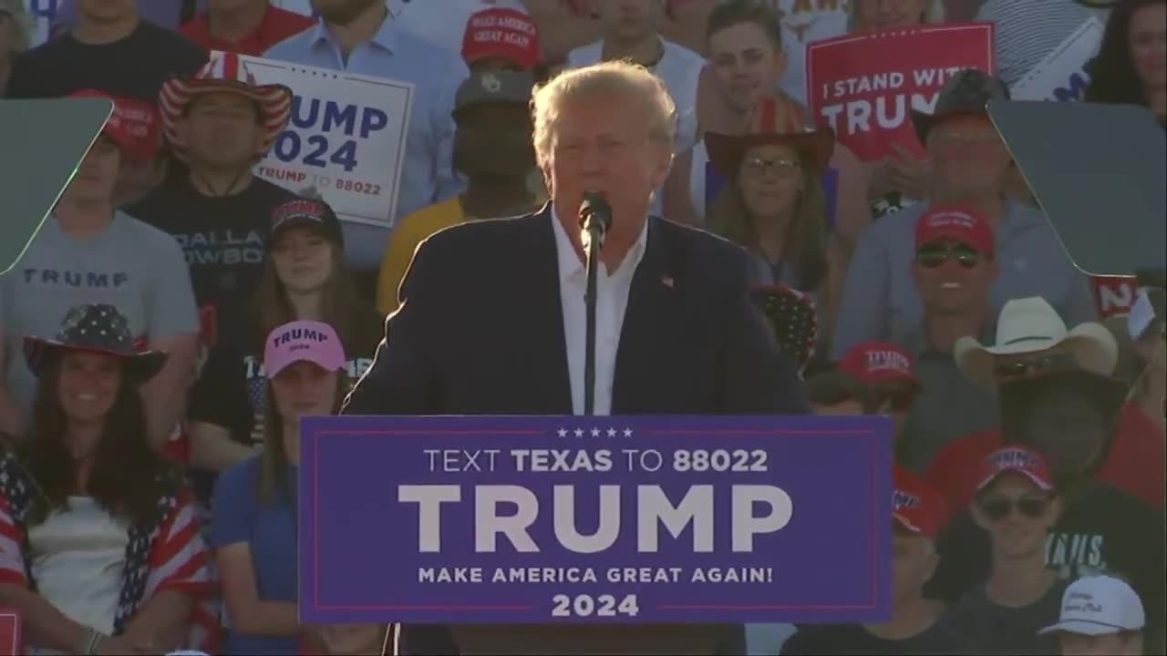 Former President Trump holds first campaign event for 2024 presidential election in Waco, Texas