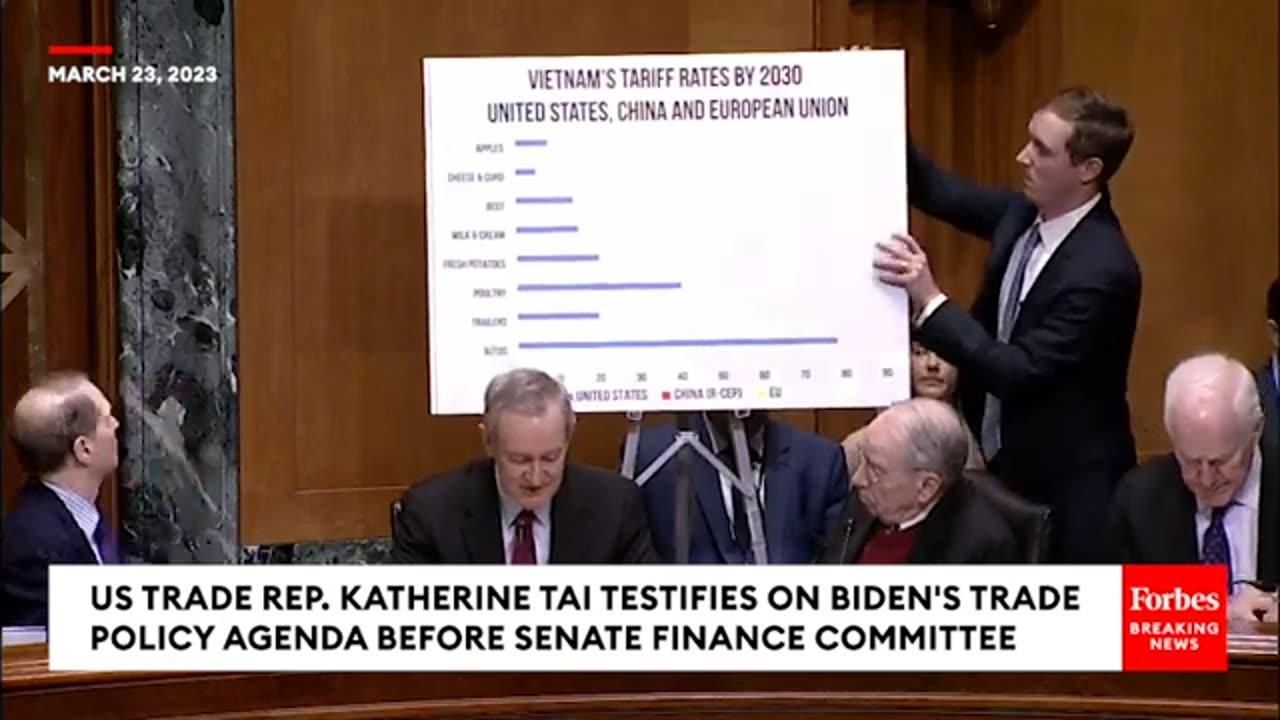 US Trade Representative Katherine Tai Testifies Before Senate Finance Cmte About US Trade Policy