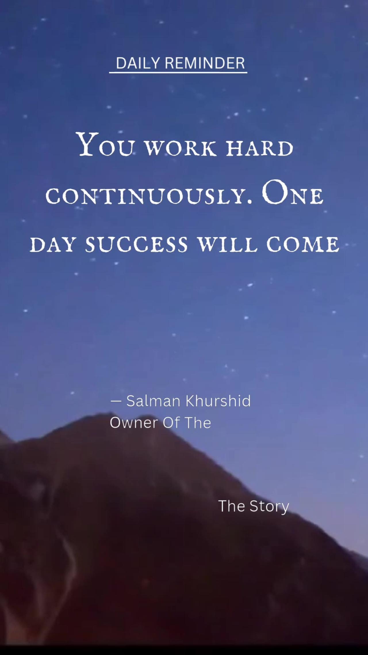 SUCCESS Motivational Quotes | The Story