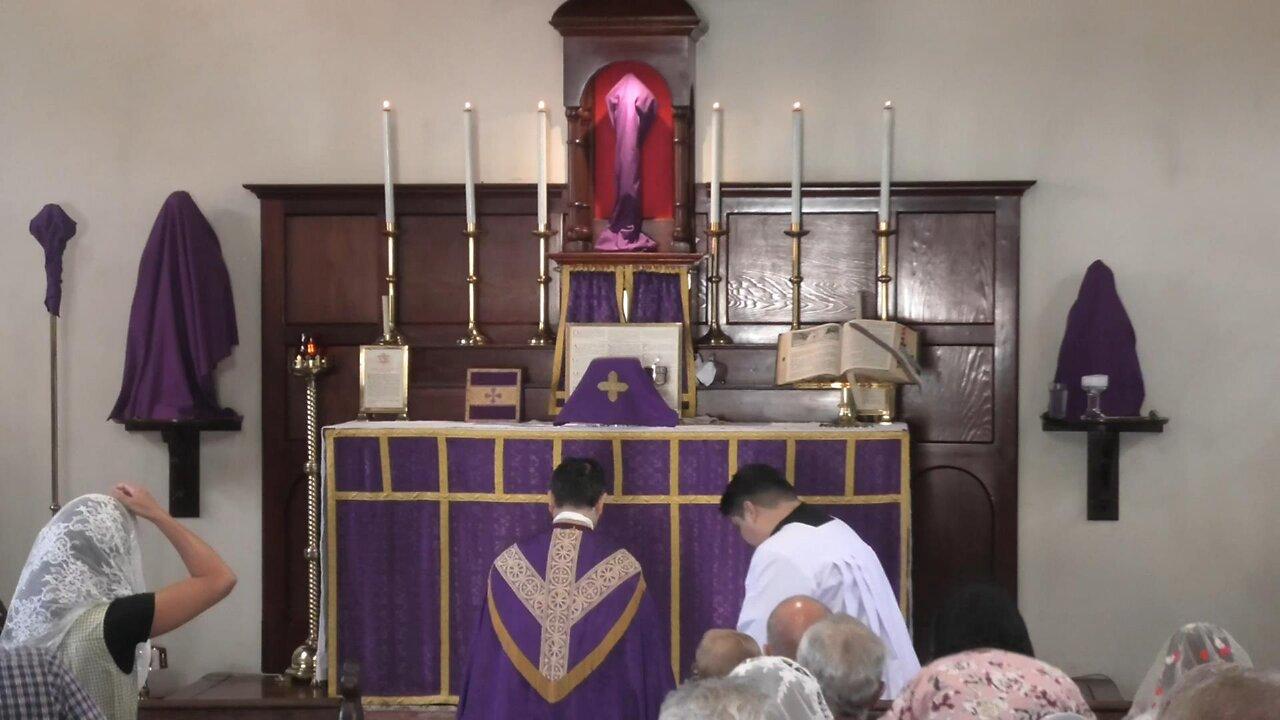 Live Traditional Latin Mass Sunday 26 March 2023 @St Anne’s- Passion Sunday