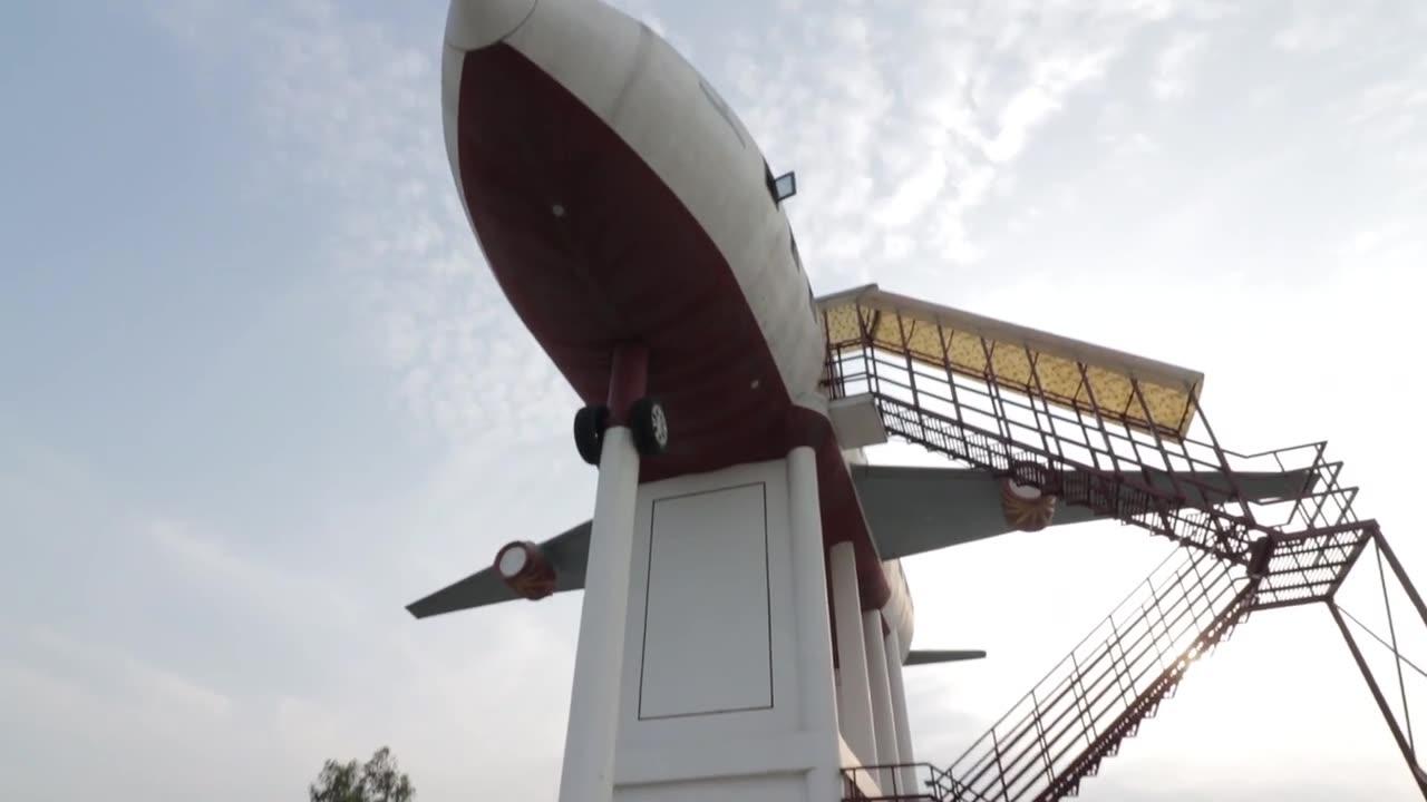 Meet the man who turned his house into a 71-foot airplane