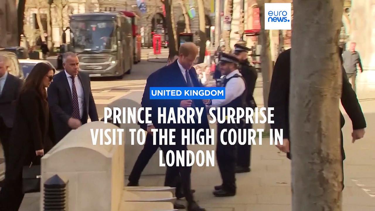 Prince Harry in London for privacy lawsuits against publisher of British tabloid Daily Mail