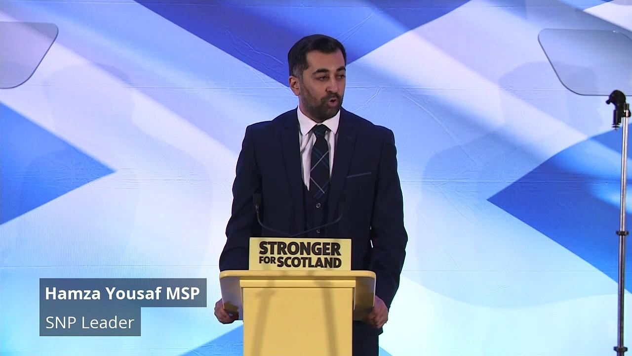 Yousaf on SNP win: I feel like the luckiest man in the world