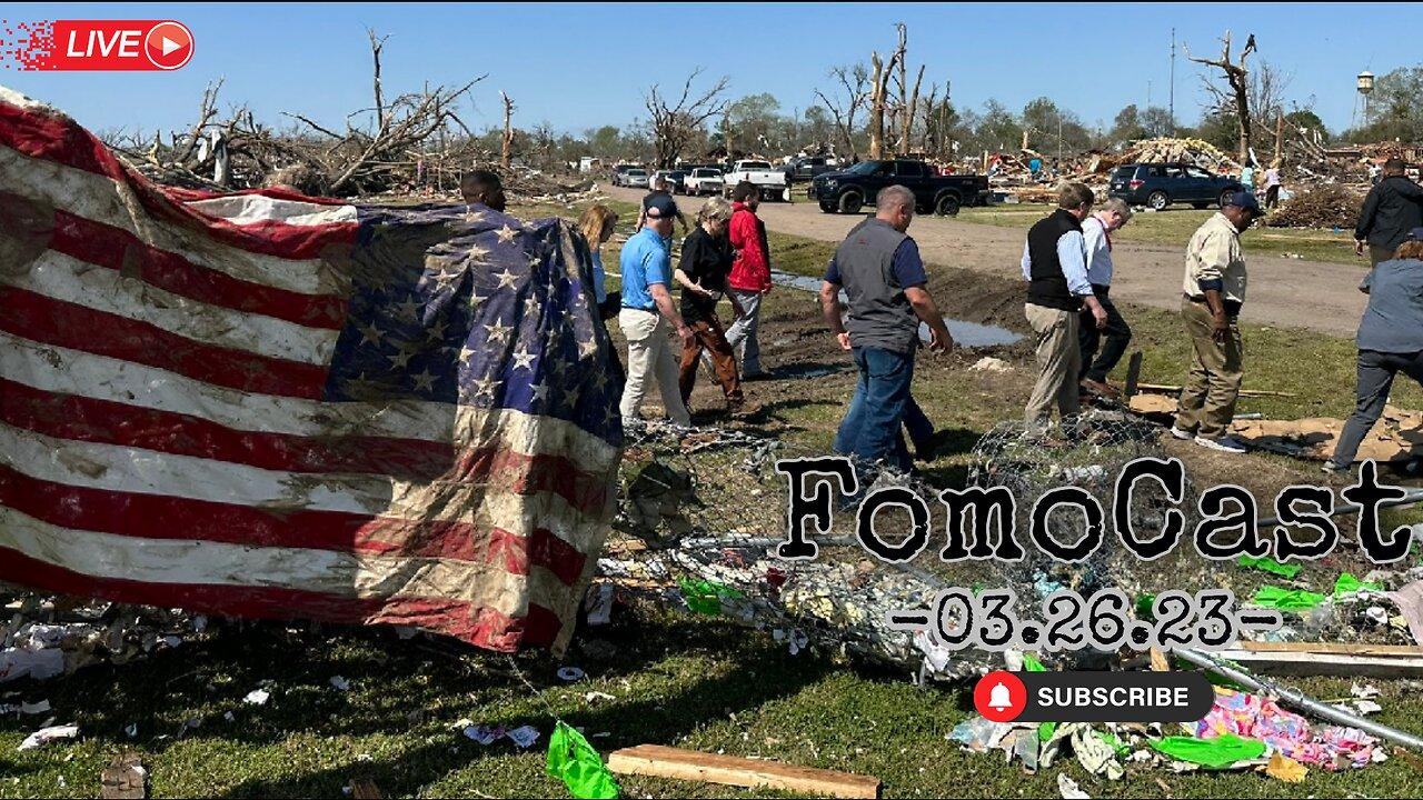 🔴FomoCast: Tornado Mississippi, Chemical Spill Delaware River plus LIVE News Talk, Videos and More
