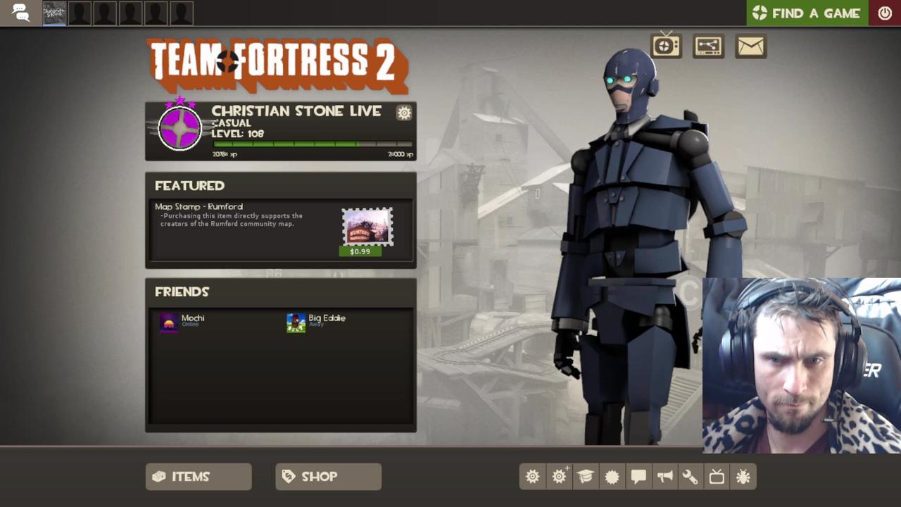 TF2"Trannys Cant Crouch In Space" Christian Stone LIVE! Team Fortress 2