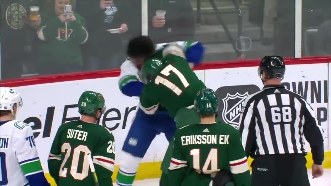 SPORTS FIGHTS - NHL Fights But They Get Increasingly More Violent (Part 1)