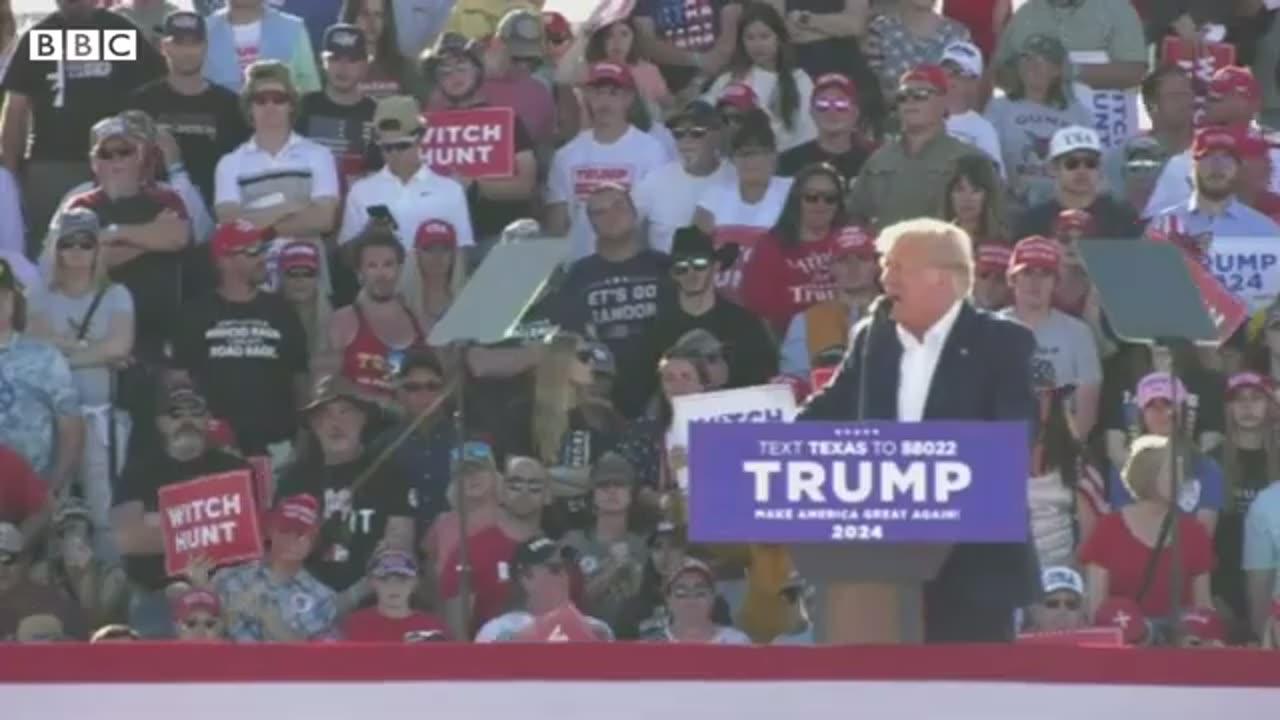 Thousands turns out for Donald Trump Texas relly news updates