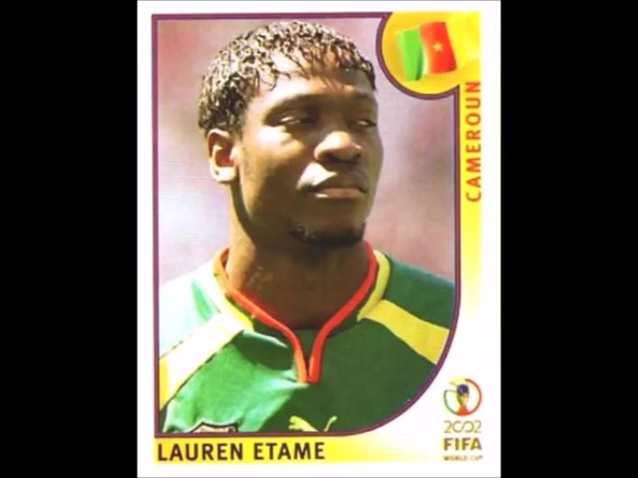 PANINI STICKERS CAMEROON TEAM WORLD CUP 2002
