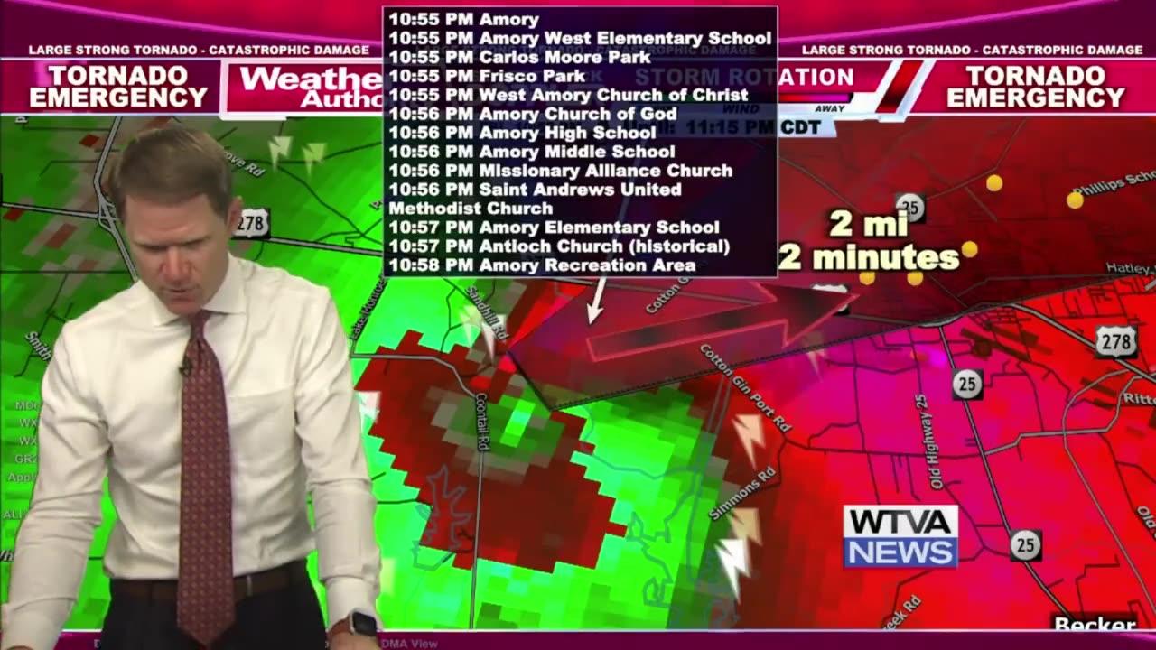 HEARTWARMING: Meteorologist Prays For Those Affected By Mississippi Tornado