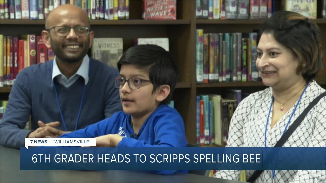 Mill Middle School 6th grader heading to Scripps National Spelling Bee in May