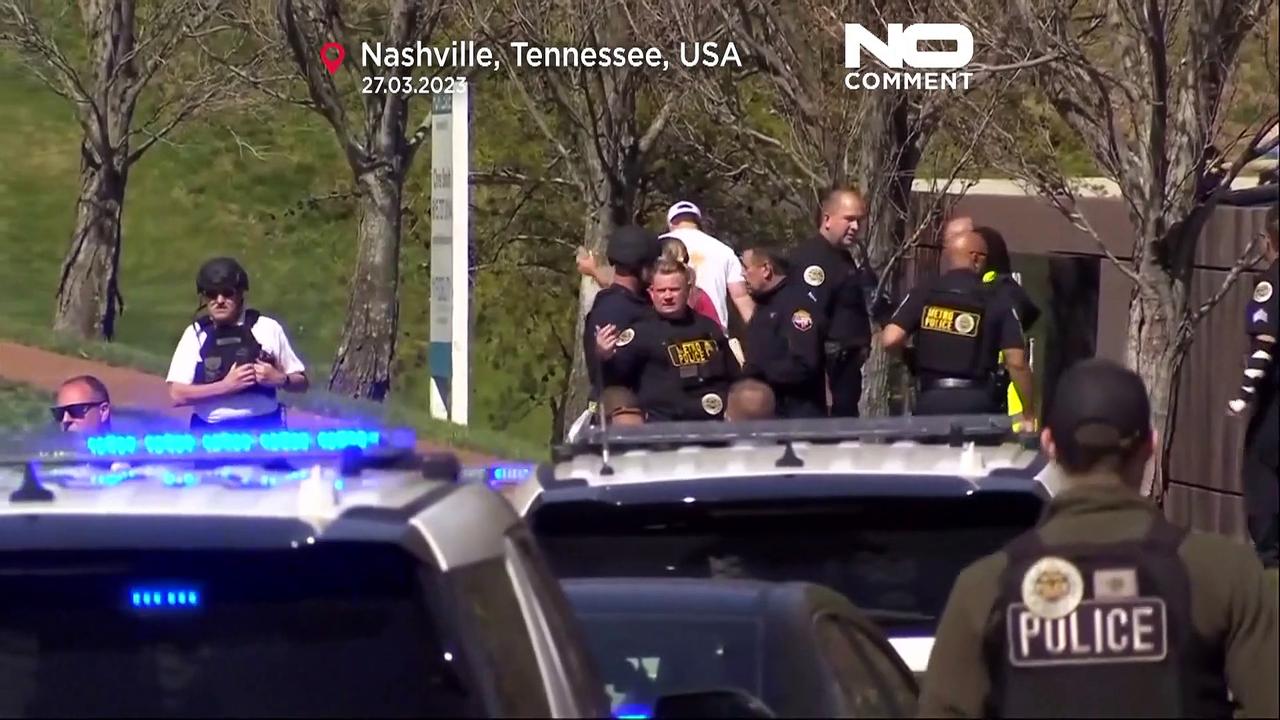 Watch: Nashville police releases video of armed suspect in school