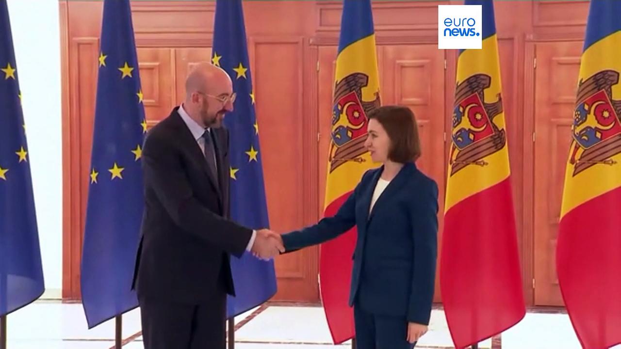 Charles Michel says Moldova has EU's full support following pro-Russian protests in Chisinau