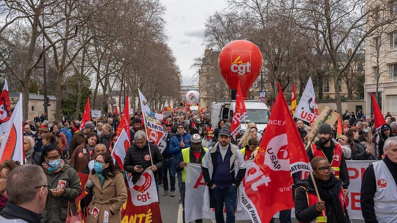 LIVE: Paris / France - Rally against Macron’s pension reform - 28.03.2023