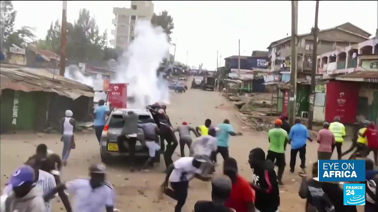 Former president's farm set ablaze as Kenya protests continue