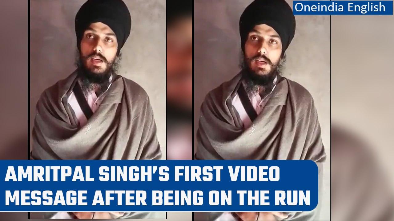 Amritpal Singh's first video after being on the run surfaces, dares Punjab police, Watch