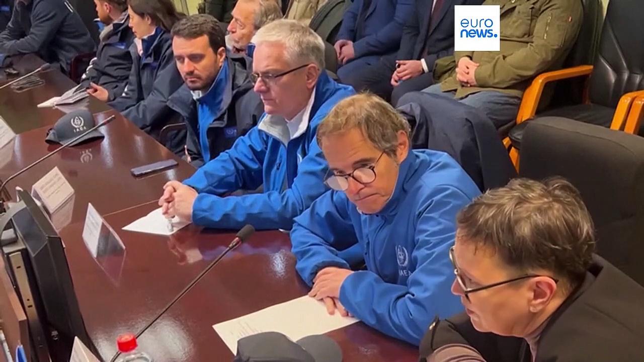UN atomic watchdog chief returns to Zaporizhzhia, saying deal to protect nuclear plant is 'close'