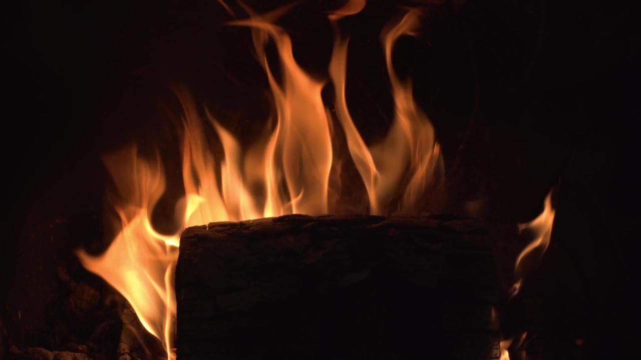 1 Hour Fireplace with Soothing Fire Sounds for Relaxation and Sleep
