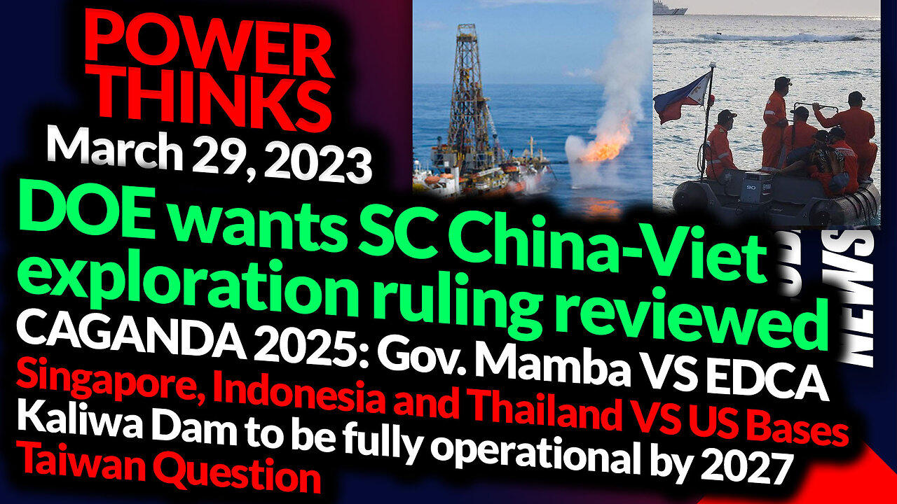 Landbank DBP? DOE wants JMSU Reviewed;  Taiwan F. Pres. in China - GTNR Ka Mentong & Ka Ado