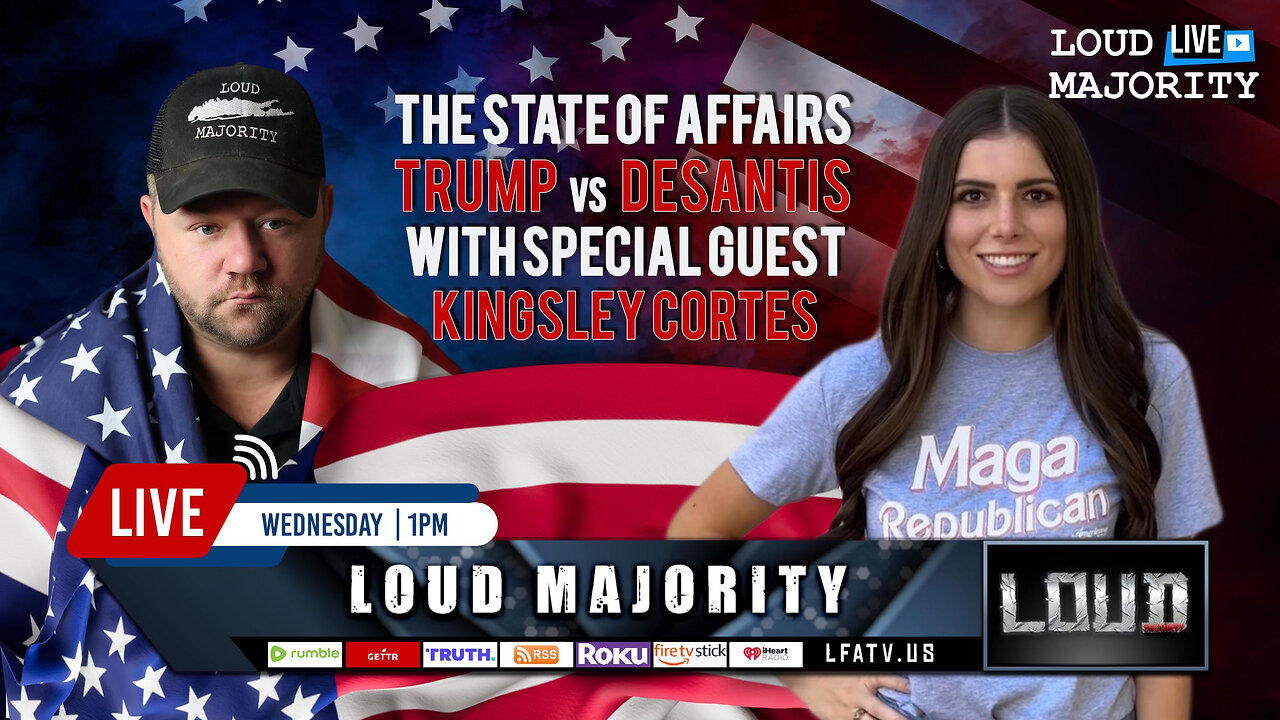 LOUD MAJORITY 3.28.23 @1pm: LIVE WITH KINGSLEY CORTES