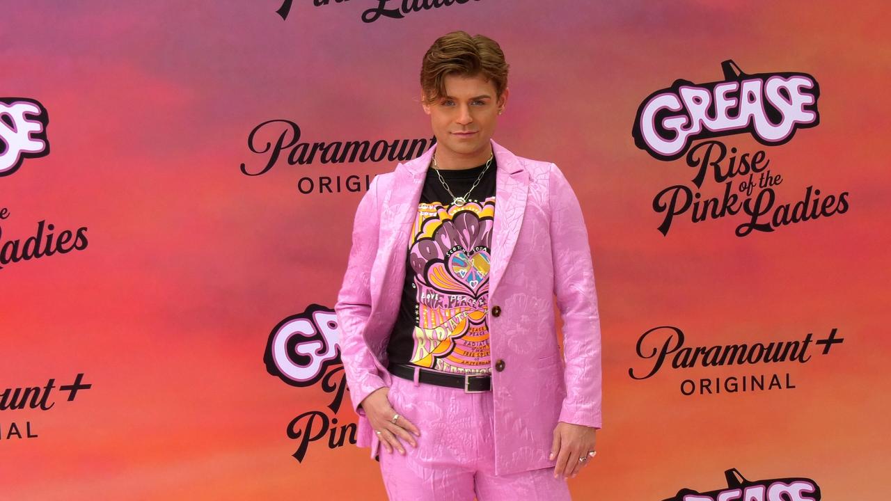 Garrett Clayton 'Grease: Rise of the Pink Ladies' Premiere Pink Carpet Arrivals