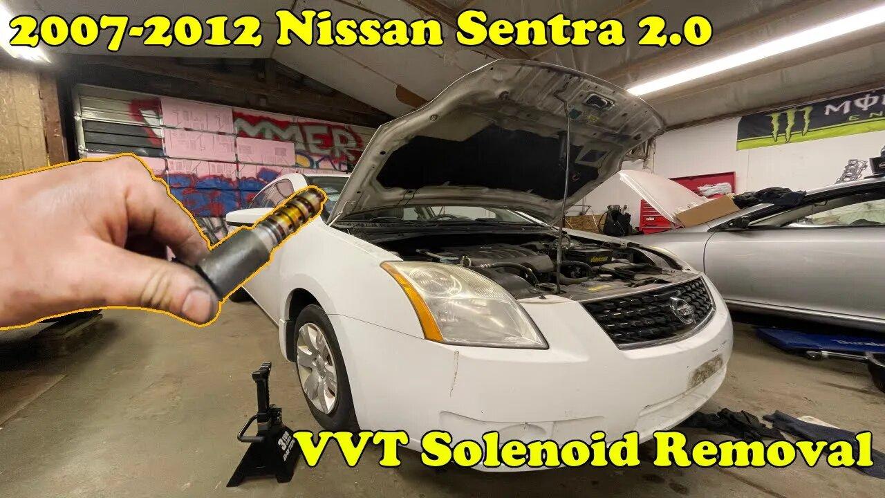 VVT Solenoid Removal and Clean On 2007-2012 Nissan Sentra 2.0 (Nissan Struggle episode 2)