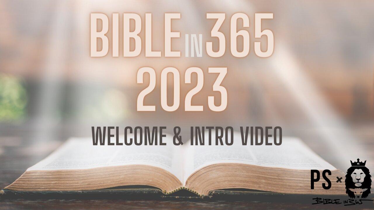 Welcome to BIBLEin365 2023