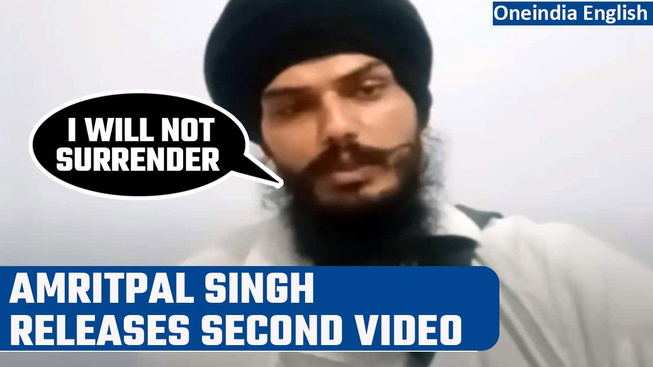 Amritpal Singh goes live on YouTube amid crackdown, says he ‘will not surrender’ | Oneindia News