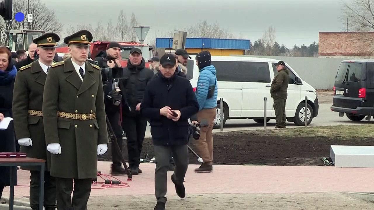 Zelensky, European leaders visit Ukraine's Bucha on anniversary of recapture