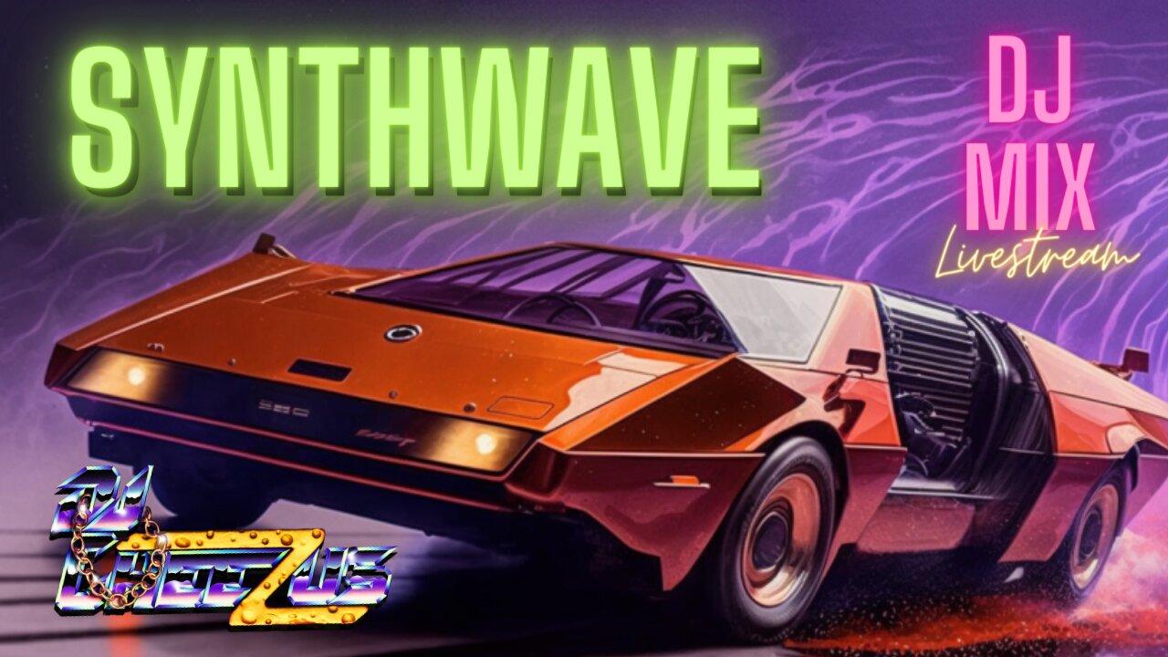 Synthwave DJ MIX Livestream with Visuals One News Page VIDEO
