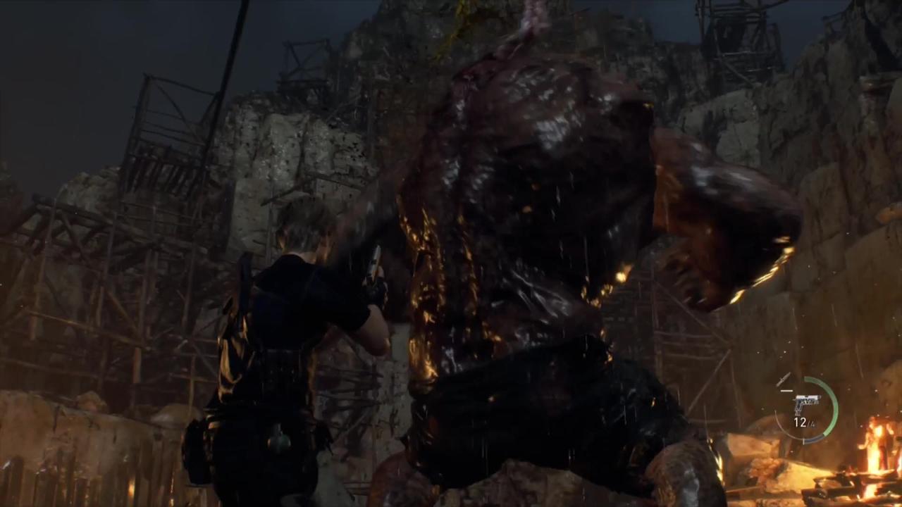 El Gigante Boss Fight [Hardcore] - Resident Evil 4 Remake 🔪🪱🙃