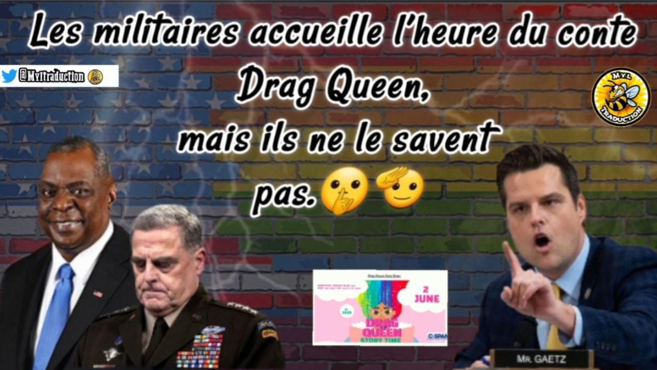 L'heure du conte des drag-queens sur les bases militaires.