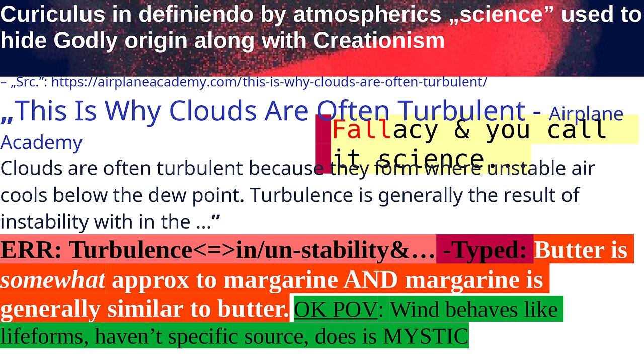 Curiculus in definiendo by atmospherics „science” used to hide Godly origin along with Creationism