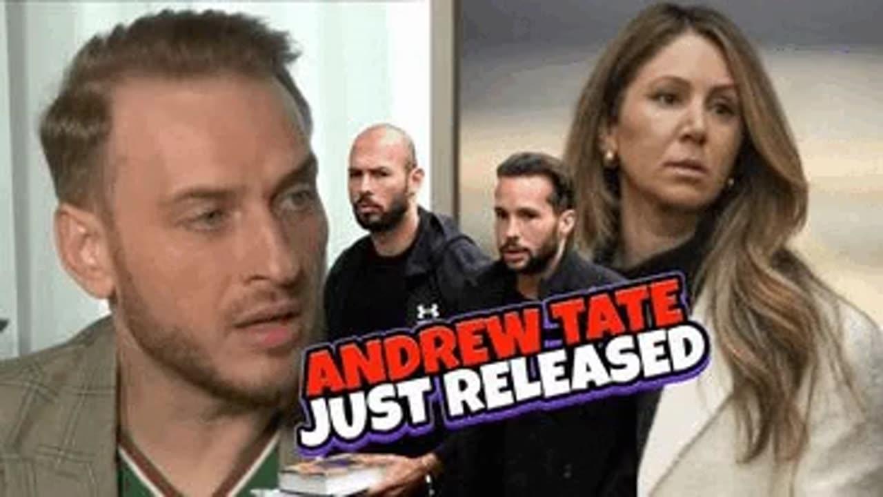 ANDREW TATE RELEASED LIVE COVERAGE