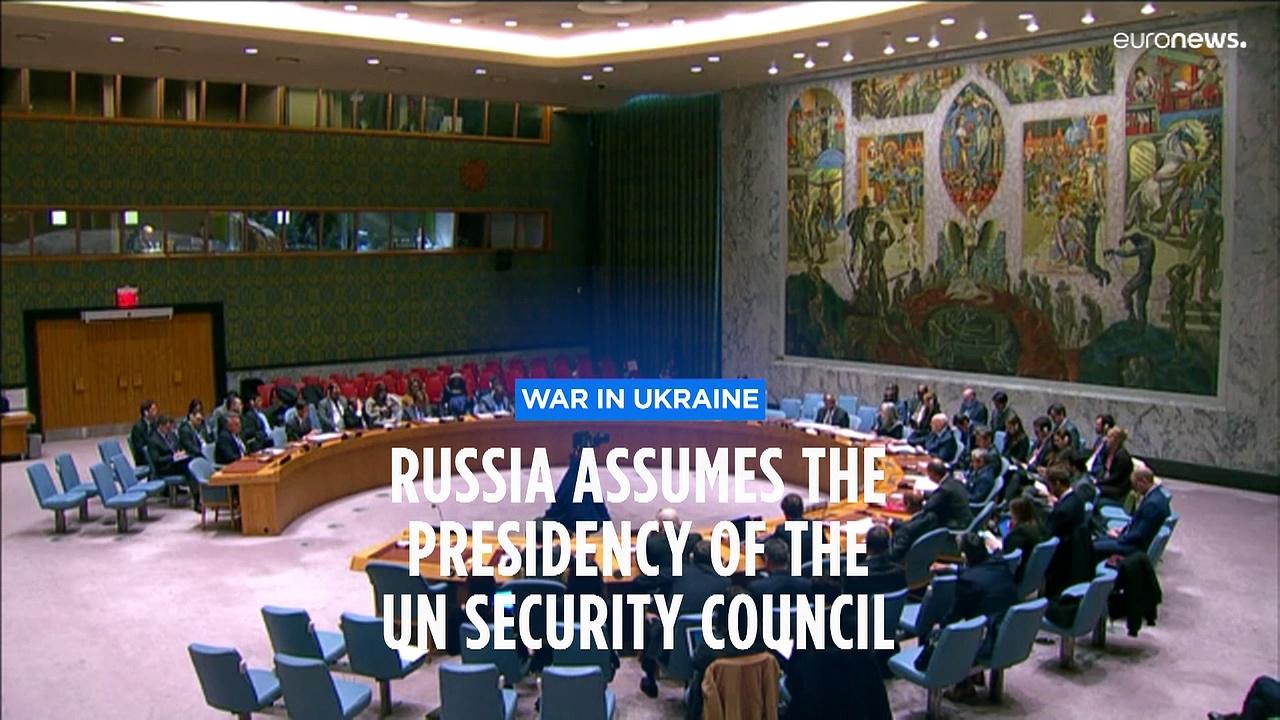 Russia takes over the presidency of the UN Security Council