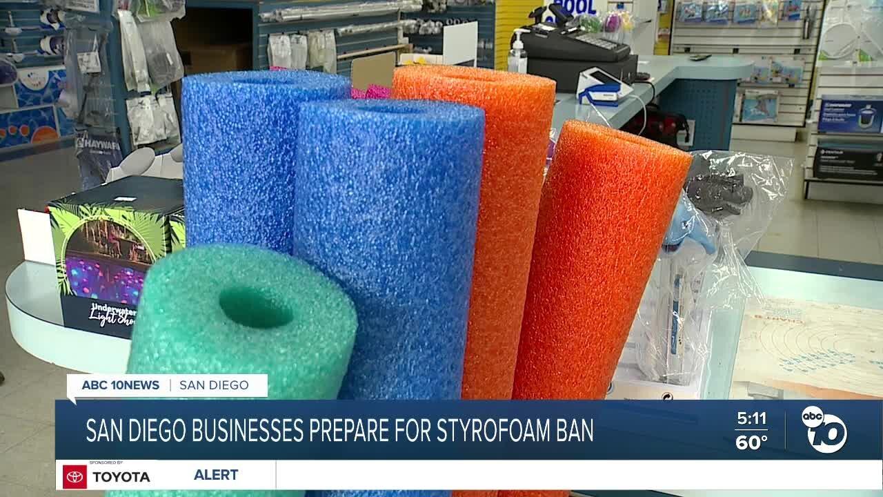 City of San Diego's styrofoam ban takes effect on April 1