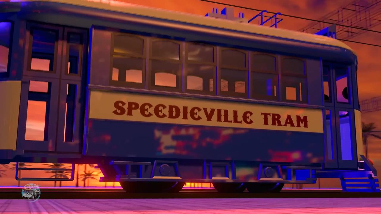 the bus + street vehicles nursery rhyme for kids speedies
