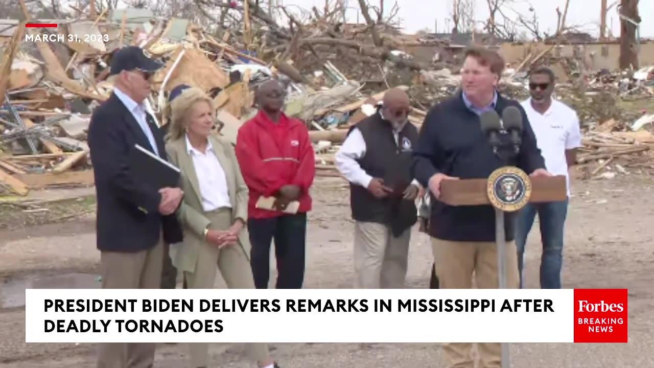 Mississippi Gov. Tate Reeves Praises Biden Admin For Immediate Assistance After Devastating Tornado