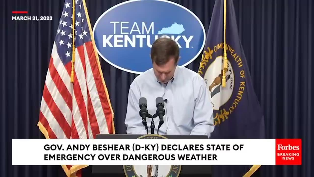 Kentucky Gov. Andy Beshear Declares State Of Emergency Over Weather, Warns Of 'Violent Tornadoes'